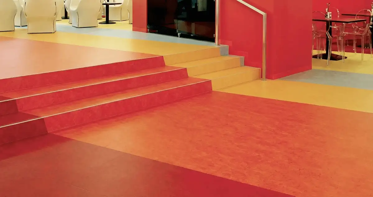 Snack bar with beautiful professionally installed linoleum flooring in Wilmington, NC